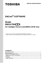 Toshiba BMS-LSV4E Installation Manual preview