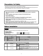 Preview for 2 page of Toshiba BMS-LSV6E Installation Manual