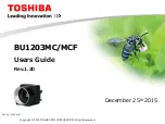 Предварительный просмотр 1 страницы Toshiba BU1203MC User Manual