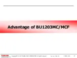 Предварительный просмотр 7 страницы Toshiba BU1203MC User Manual