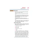 Preview for 25 page of Toshiba BW10 - S User Manual