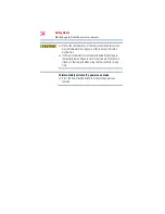 Preview for 34 page of Toshiba BW10 - S User Manual