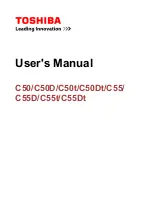 Preview for 1 page of Toshiba C50Dt User Manual