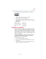 Preview for 17 page of Toshiba C645-SP4142L (Spanish) Manual Del Hardware