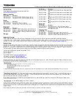 Preview for 2 page of Toshiba C655D-S5336 Specifications