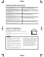 Preview for 4 page of Toshiba CAF-G5I Instruction Manual