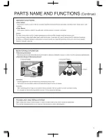 Preview for 7 page of Toshiba CAF-G5I Instruction Manual