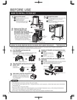 Preview for 8 page of Toshiba CAF-G5I Instruction Manual