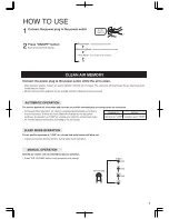 Preview for 9 page of Toshiba CAF-G5I Instruction Manual