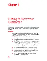 Preview for 9 page of Toshiba CAMILEO CLIP User Manual