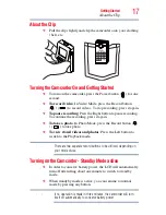 Preview for 17 page of Toshiba CAMILEO CLIP User Manual