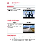 Preview for 26 page of Toshiba CAMILEO CLIP User Manual