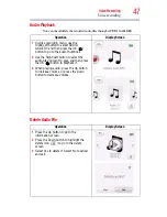 Preview for 47 page of Toshiba CAMILEO CLIP User Manual