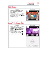 Preview for 53 page of Toshiba CAMILEO CLIP User Manual