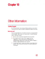 Preview for 62 page of Toshiba CAMILEO CLIP User Manual