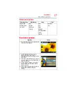 Preview for 27 page of Toshiba CAMILEO S20 User Manual