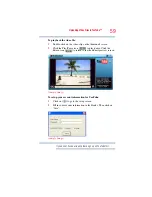 Preview for 59 page of Toshiba CAMILEO S20 User Manual