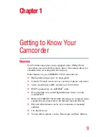 Preview for 9 page of Toshiba CAMILEO S30 User Manual