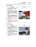 Preview for 45 page of Toshiba CAMILEO S30 User Manual