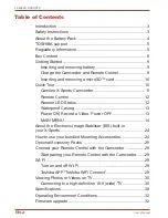 Preview for 2 page of Toshiba CAMILEO X-SPORTS User Manual