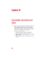 Предварительный просмотр 135 страницы Toshiba CAMILEO X100 User Manual