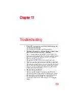 Предварительный просмотр 69 страницы Toshiba Camileo X400 Series User Manual