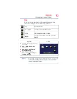 Предварительный просмотр 117 страницы Toshiba Camileo X400 Series User Manual