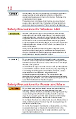 Preview for 12 page of Toshiba Canvio AeroCast HDTU110XKWC1 User Manual