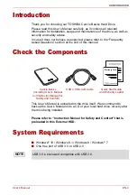 Preview for 3 page of Toshiba Canvio Basics series User Manual