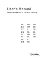 Preview for 1 page of Toshiba Canvio Desk 3.5" User Manual
