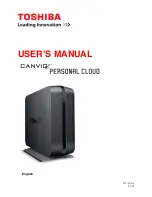 Toshiba Canvio HDNB120XKEG1 User Manual preview