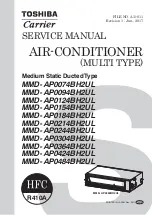 Toshiba Carrier MMD- AP0074BH2UL Service Manual предпросмотр