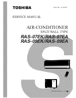 Toshiba Carrier RAS-09EA Series Service Manual preview