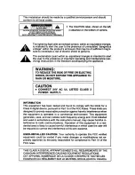 Preview for 3 page of Toshiba CCD Monochrome Camera IK-539A Instruction Manual