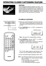 Preview for 22 page of Toshiba CE20D10 Owner'S Manual