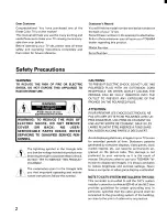 Preview for 2 page of Toshiba CE20E10 Owner'S Manual