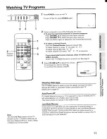 Предварительный просмотр 11 страницы Toshiba CE20E10 Owner'S Manual