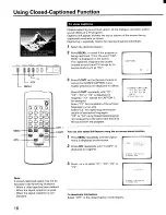 Preview for 16 page of Toshiba CE20E10 Owner'S Manual