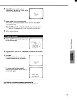 Предварительный просмотр 17 страницы Toshiba CE20F10 Owner'S Manual