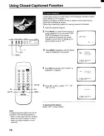 Предварительный просмотр 18 страницы Toshiba CE20F10 Owner'S Manual