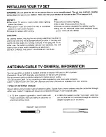 Preview for 4 page of Toshiba CE27C15 Owner'S Manual