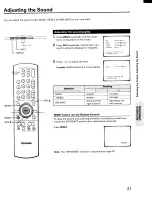 Preview for 21 page of Toshiba CE27F15 Owner'S Manual