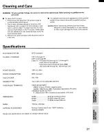 Preview for 31 page of Toshiba CE27F15 Owner'S Manual