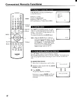 Preview for 16 page of Toshiba CE27G15 Owner'S Manual