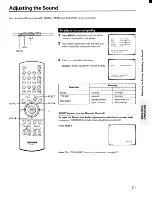 Preview for 21 page of Toshiba CE27G15 Owner'S Manual