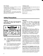 Preview for 2 page of Toshiba CE27H15 Owner'S Manual