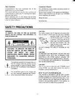 Предварительный просмотр 2 страницы Toshiba CE30C10 Owner'S Manual