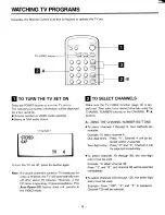 Предварительный просмотр 18 страницы Toshiba CE30C10 Owner'S Manual