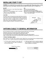 Preview for 4 page of Toshiba CE32C14 Owner'S Manual