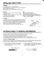 Предварительный просмотр 4 страницы Toshiba CE32D16 Owner'S Manual